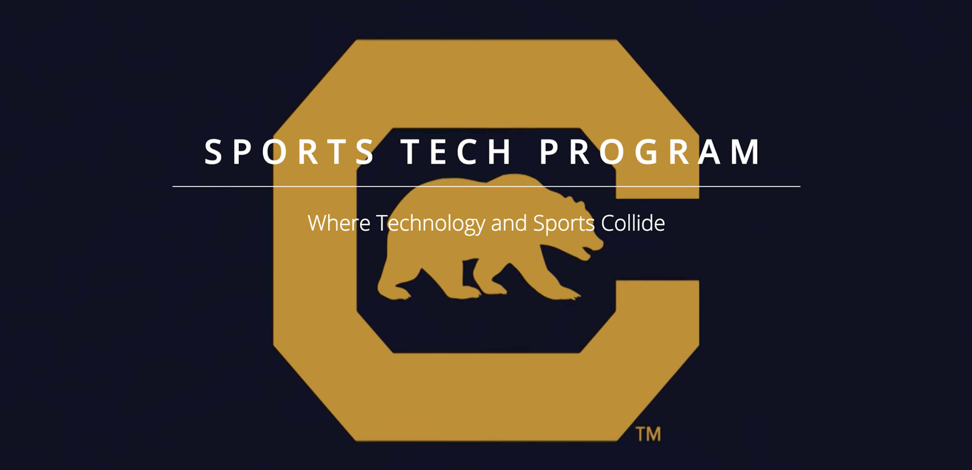 Sports tech program where technology and sports collide
