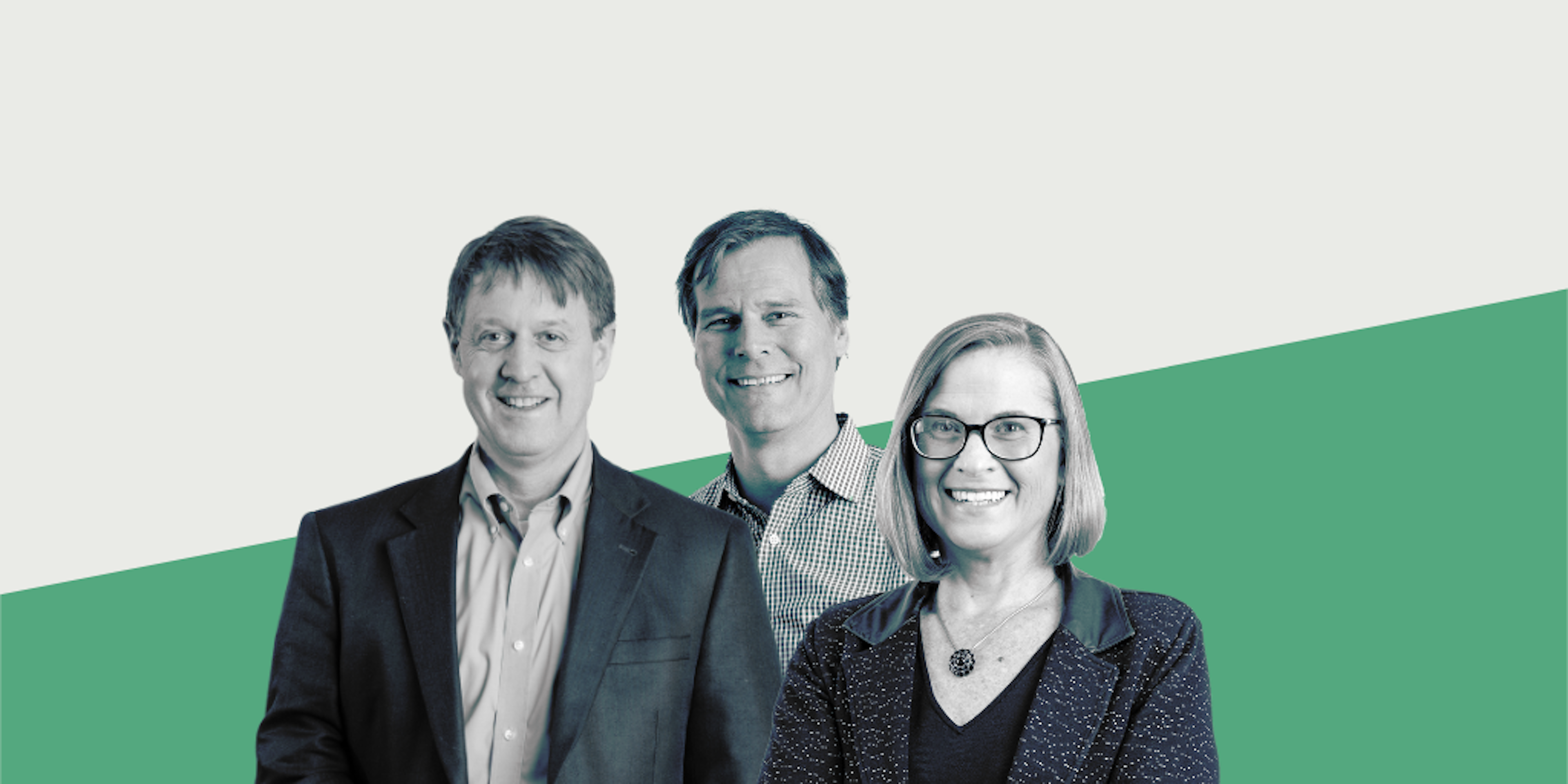 Alumni Ventures' CEO Mike Collins CIO Anton Simunovic and Senior Partner Deborah Walden