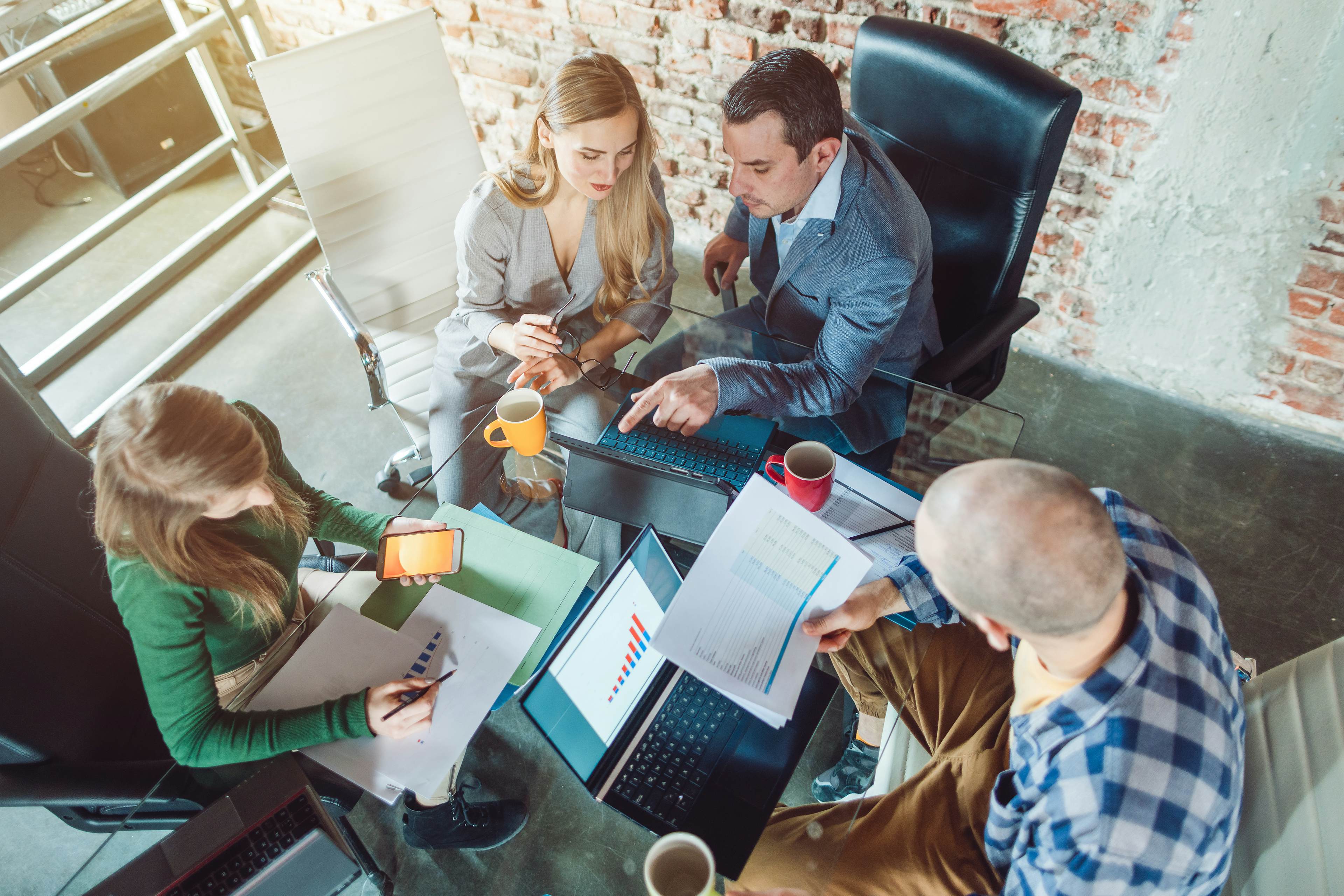 Group of people working