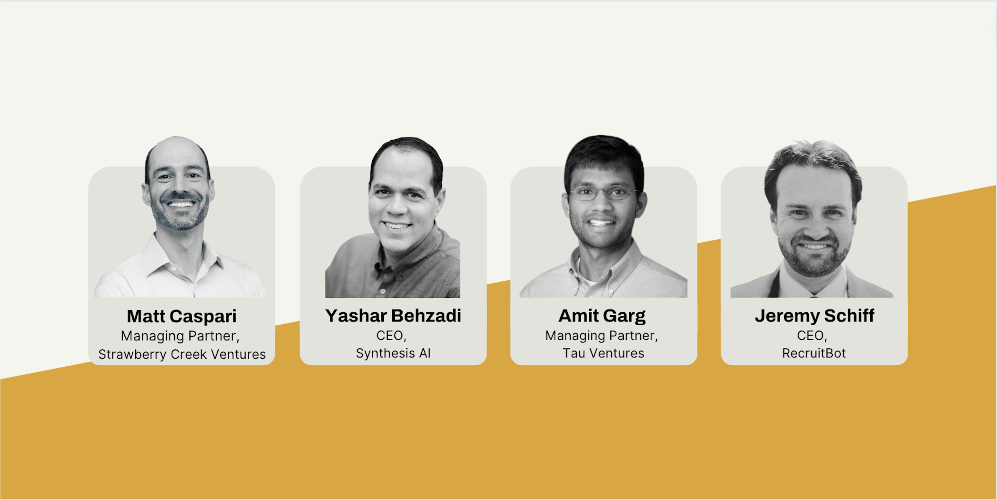 live presentation led by Managing Partner Matt Caspari