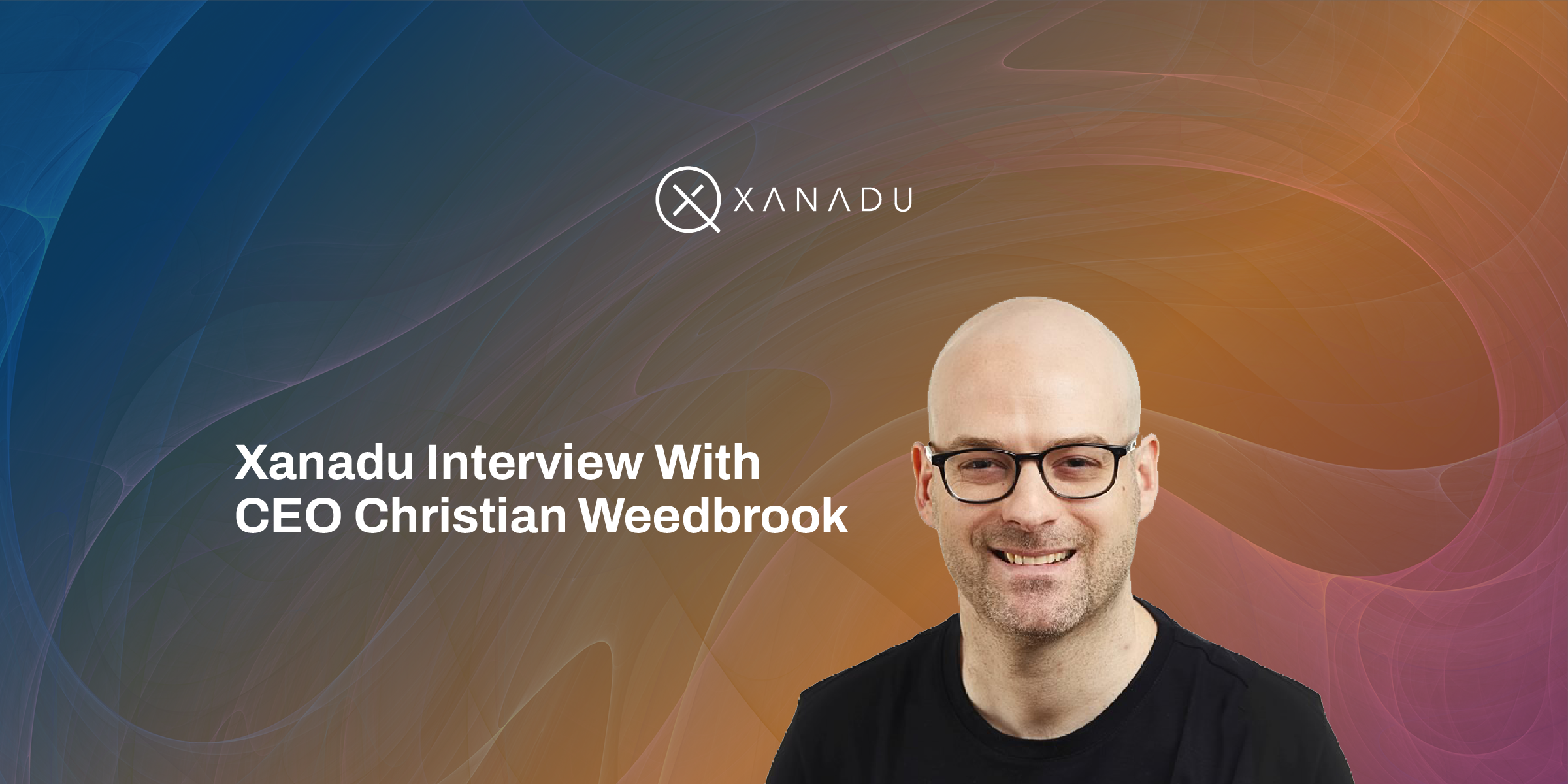 Xanadu CEO Christian Weedbrook featured in interview graphic