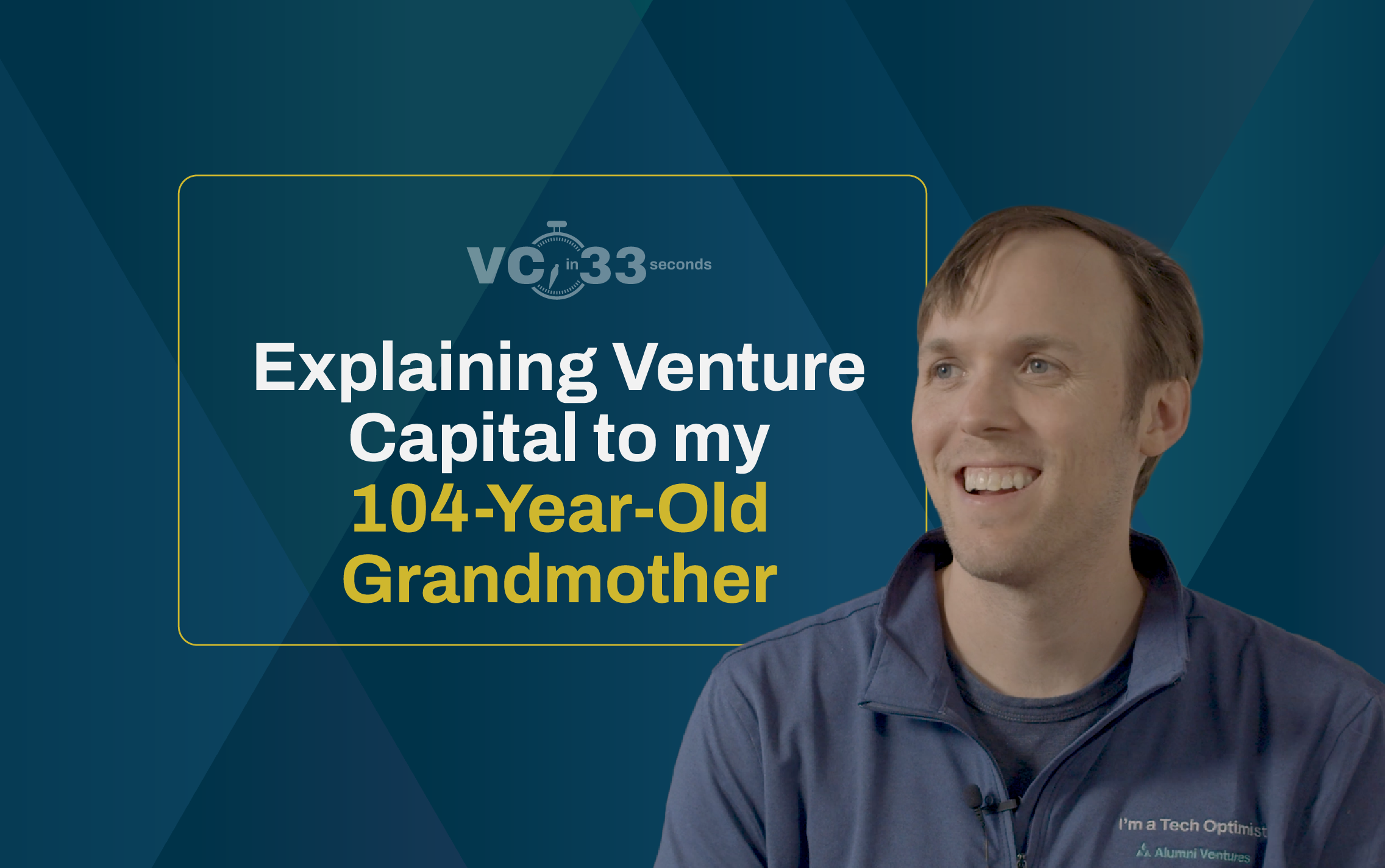 Pete Mathias explains venture capital simply on VC in 33 Seconds episode.