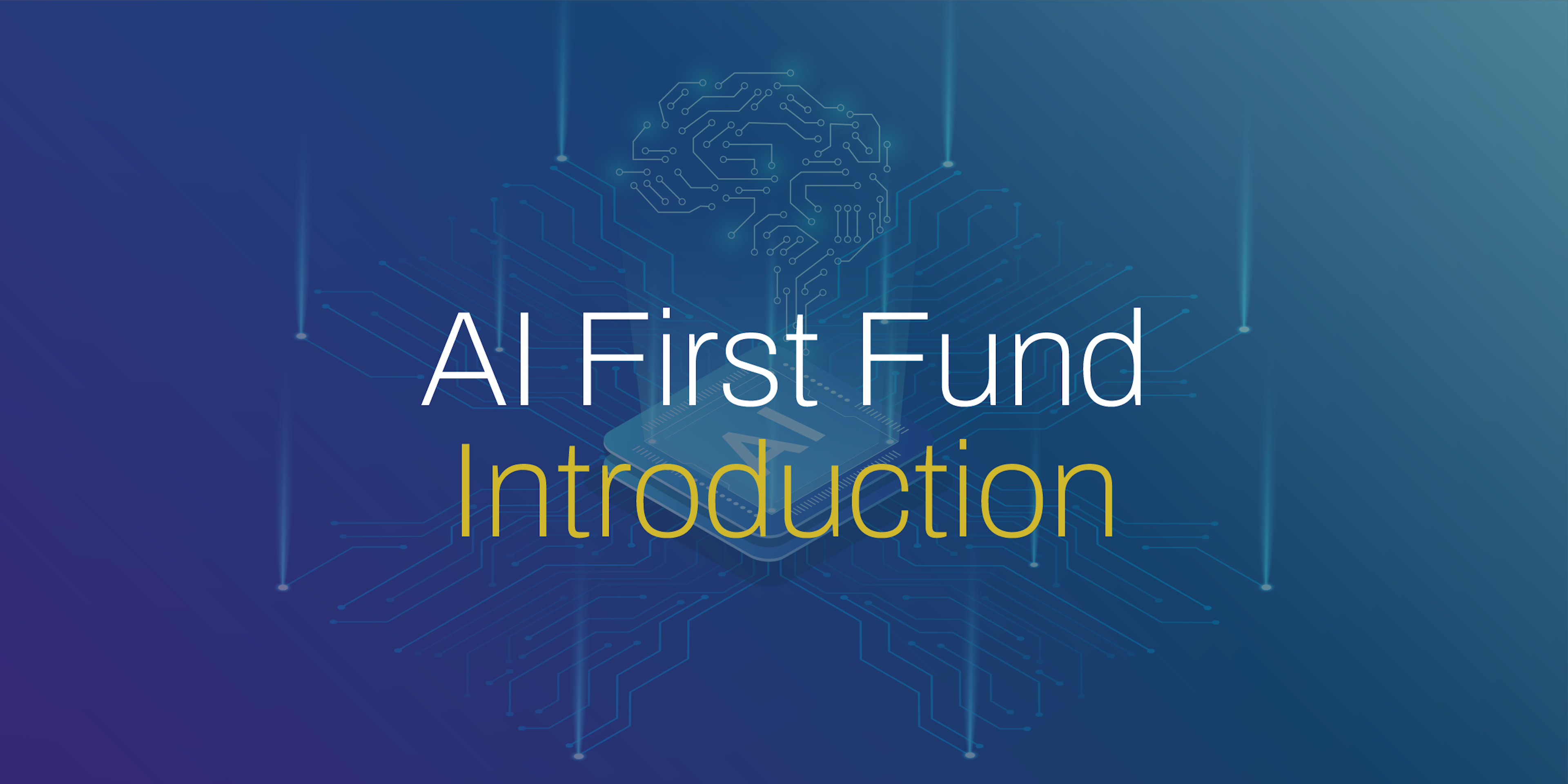 Introduction to the AI First Fund