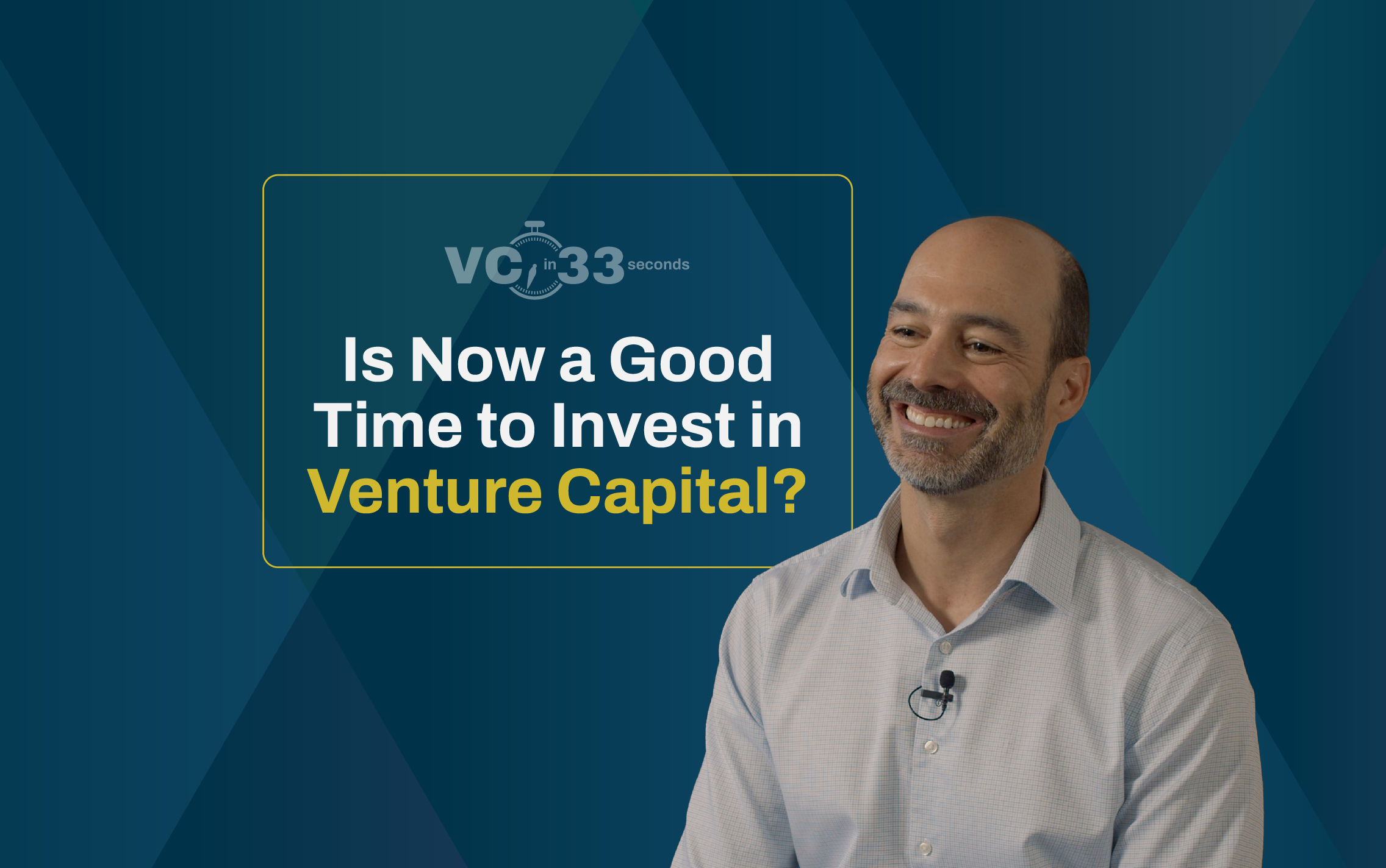 VC in 33: Is Now a Good Time to Invest in Venture Capital? with Matt Caspari Managing Partner at Alumni Ventures