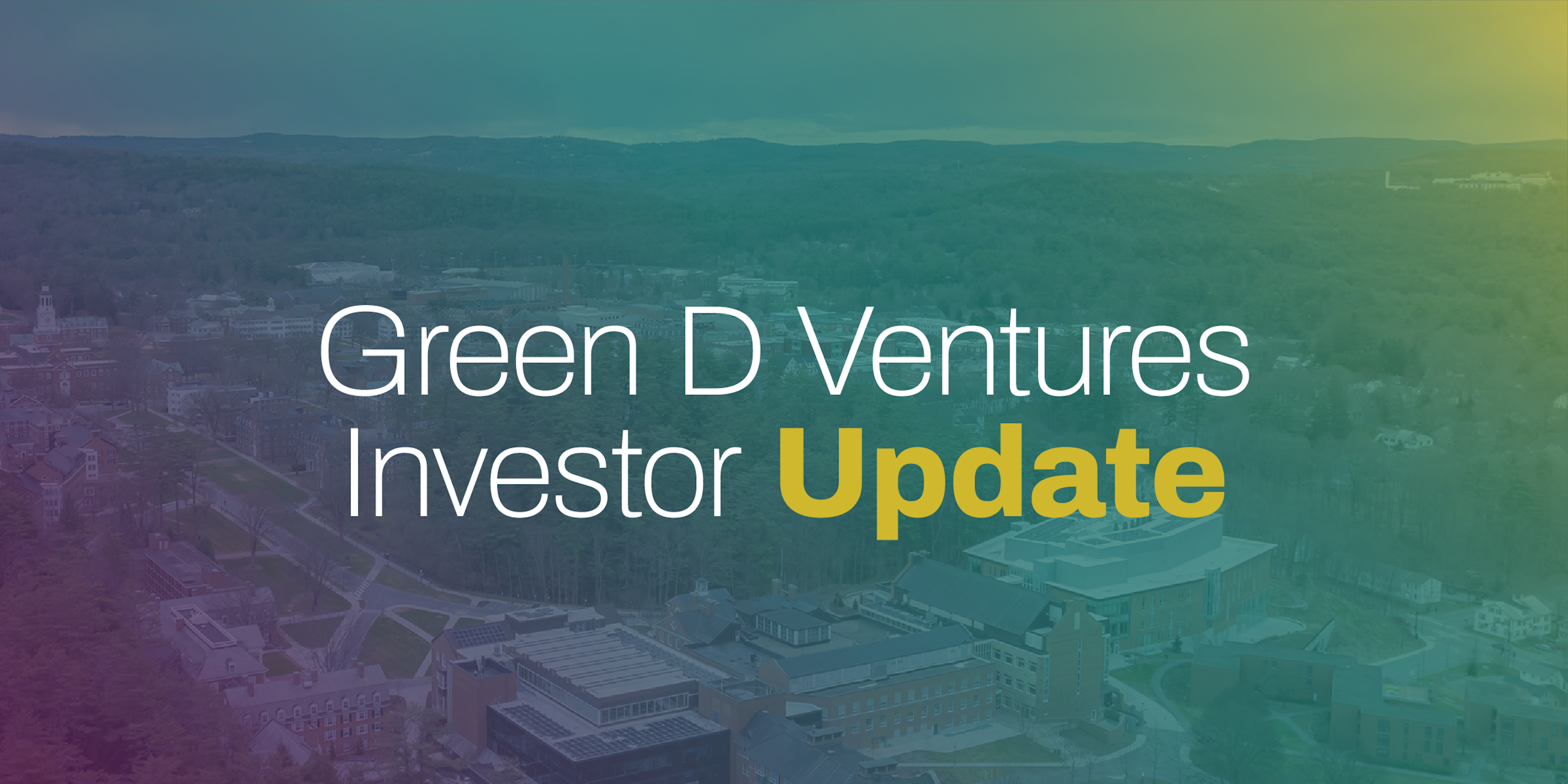 Green D Ventures Investor Update